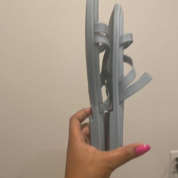 NWT Rachel Zoe Powder Blue Baby Blue Sandals - Picture 3 of 6